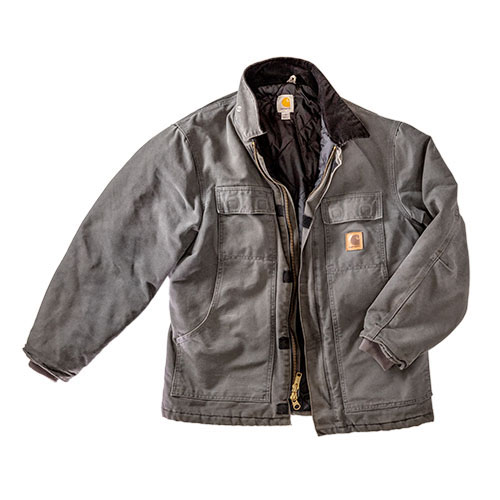 a winter jacket